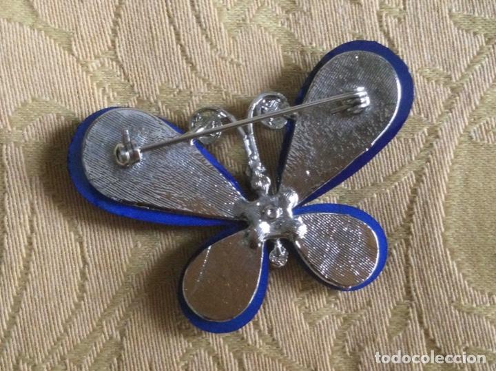 Joyeria: BROCHE CON FORMA DE MARIPOSA AZUL - Foto 3