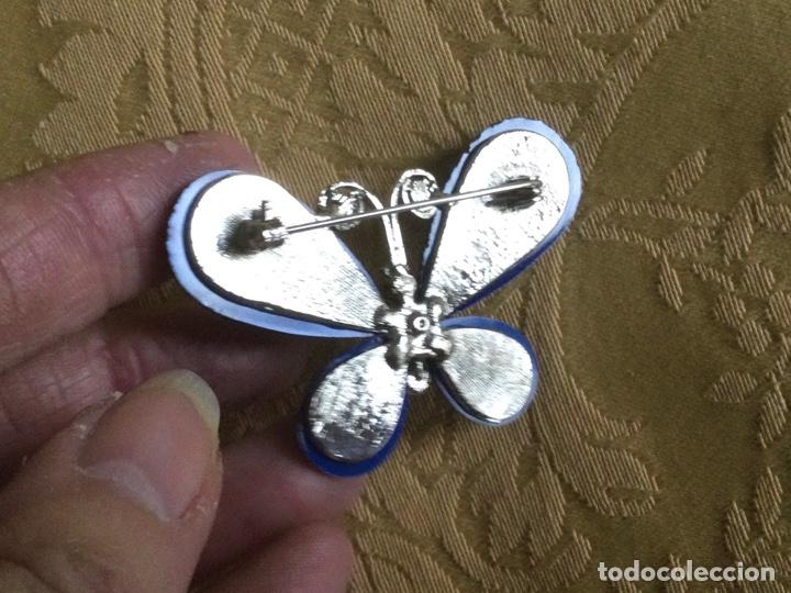 Joyeria: BROCHE CON FORMA DE MARIPOSA AZUL - Foto 4