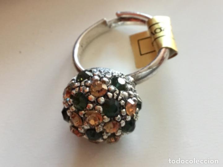 Joyeria: ANILLO DE CRISTAL VINTAGE. ABIERTO - Foto 1