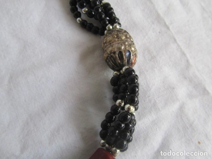 Joyeria: Gran collar &eacute;tnico vidrio y metal - Foto 4