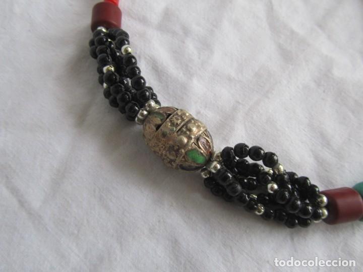 Joyeria: Gran collar &eacute;tnico vidrio y metal - Foto 7