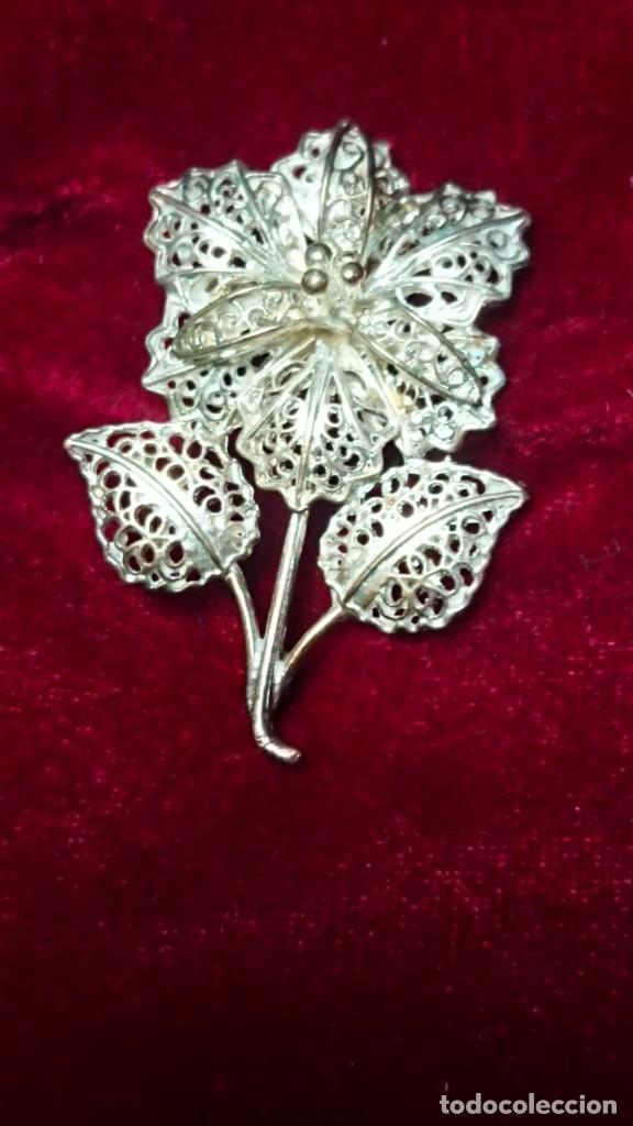 Gioielleria: FINO Y BONITO BROCHE MET&Aacute;LICO CON FORMA DE FLOR