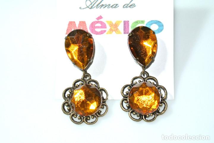 Joyeria: Pendientes con strass, A&ntilde;os 90s, Nuevos - Foto 1
