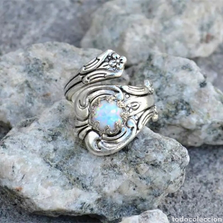 Joyeria: Anillo con piedra luna ENV&Iacute;O GRATIS! - Foto 2