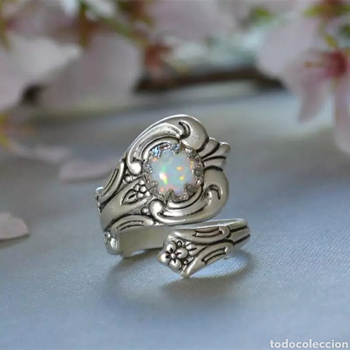 Joyeria: Anillo con piedra luna ENV&Iacute;O GRATIS! - Foto 3