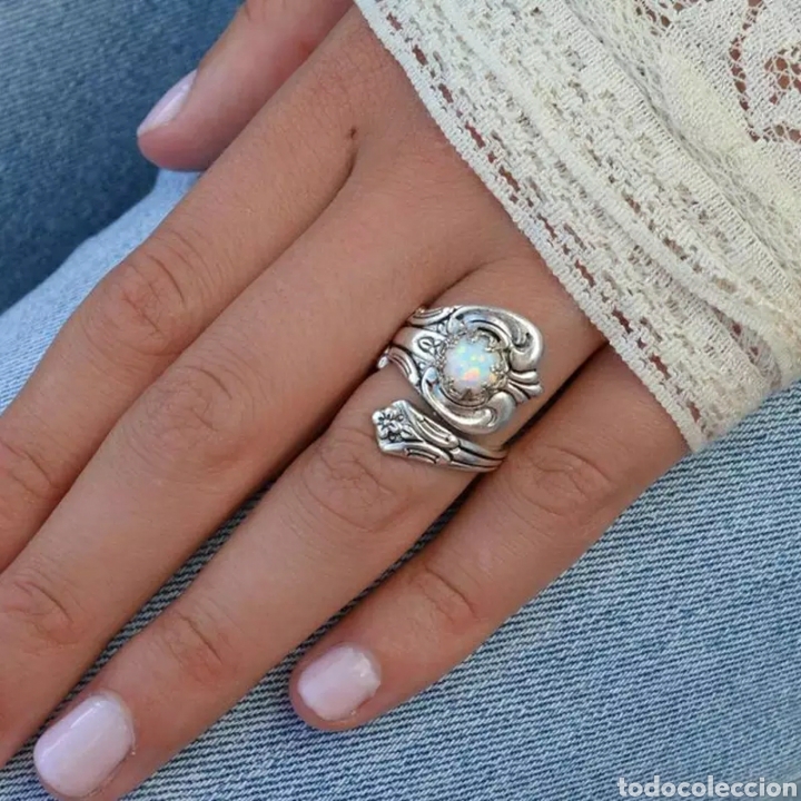 Joyeria: Anillo con piedra luna ENV&Iacute;O GRATIS! - Foto 1