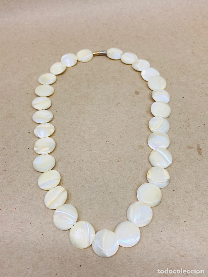 Joyeria: Collar de n&aacute;car de 14mm ancho largo 42 cm - Foto 2