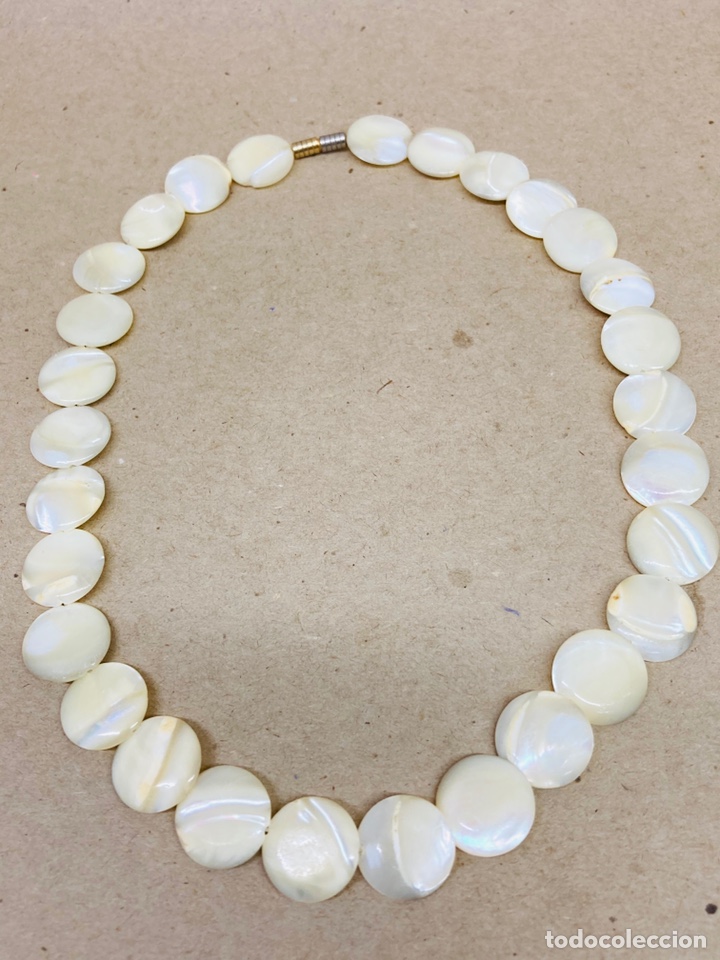 Joyeria: Collar de n&aacute;car de 14mm ancho largo 42 cm - Foto 1