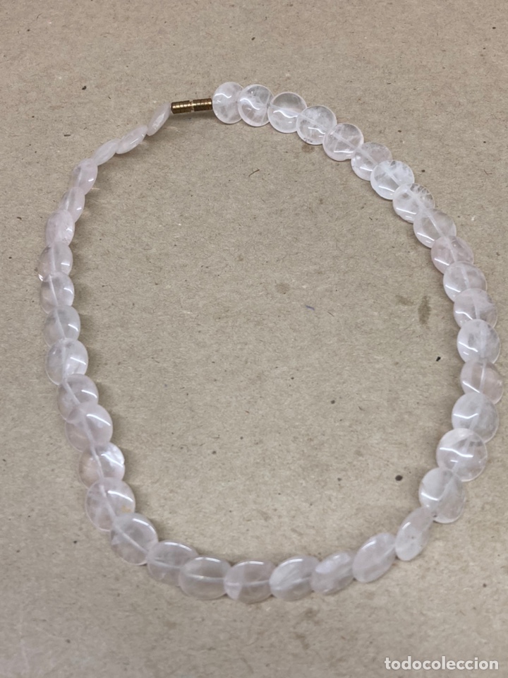 Joyeria: Collar de cuarzo blanco natural 12mm largo 41cm - Foto 1