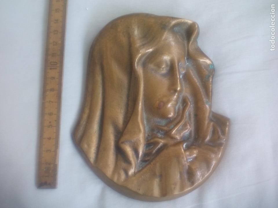 Joyeria: VIRGEN DE BRONCE. ART DECO - Foto 4