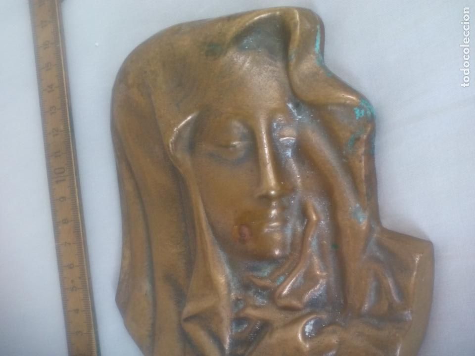 Joyeria: VIRGEN DE BRONCE. ART DECO - Foto 5