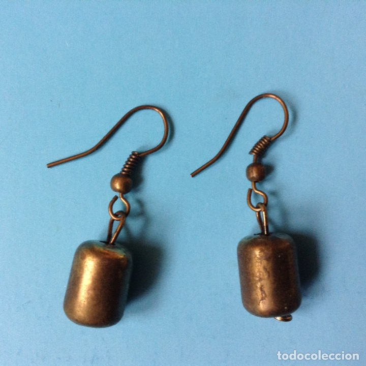 Joyeria: PENDIENTES DE BRONCE PERFECTO ESTADO - Foto 1