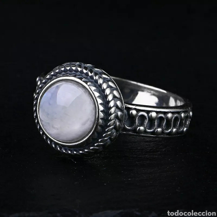 Joyeria: Anillo de Plata y Piedra Luna ENV&Iacute;O GRATIS!! - Foto 1