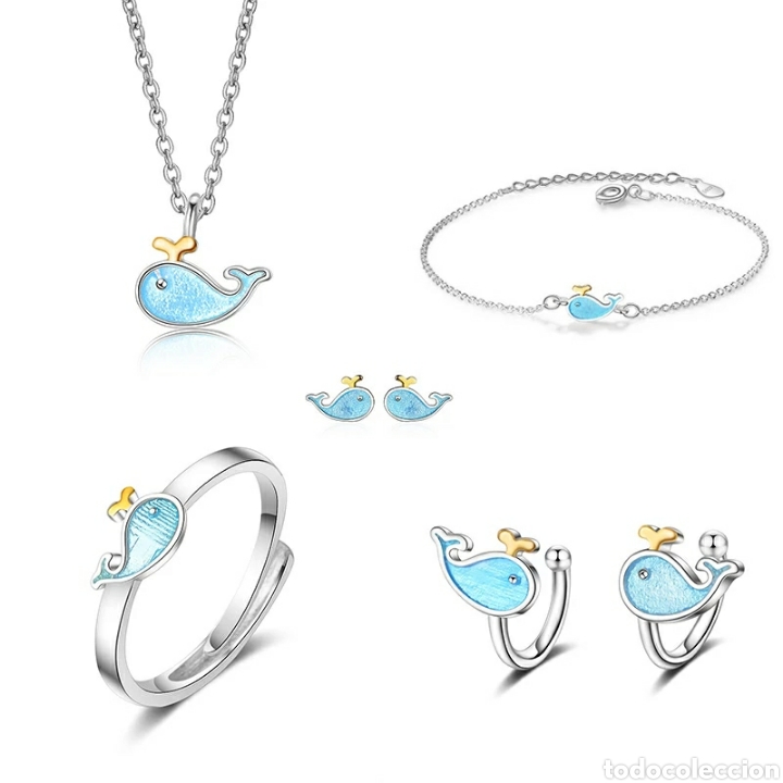 Joyeria: Conjunto de Plata Ballena ENV&Iacute;O GRATIS!! - Foto 1