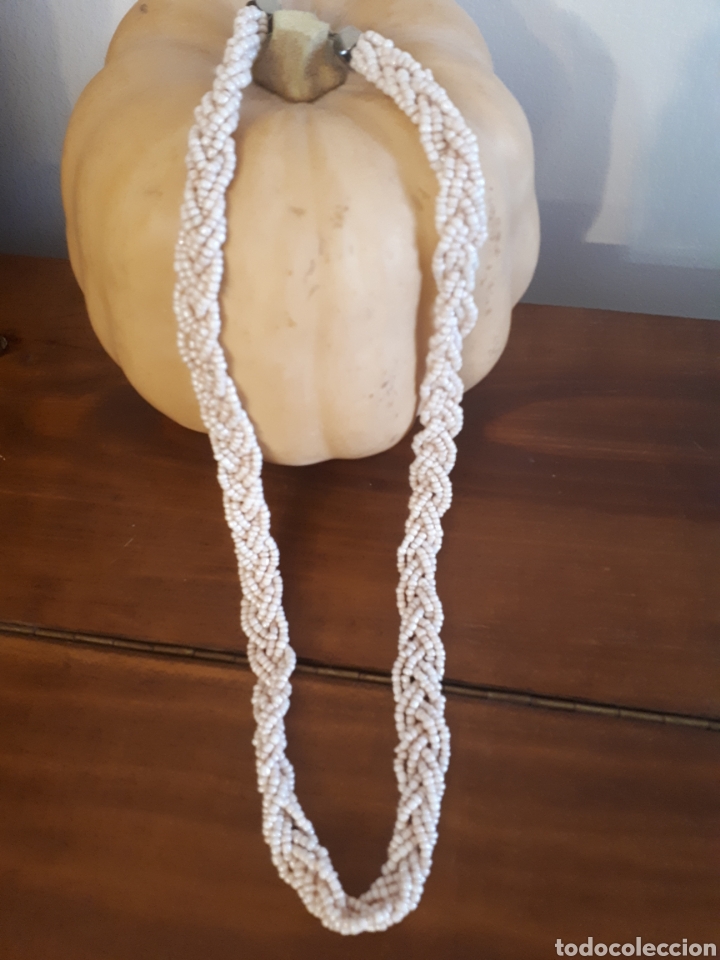 Joyeria: Collar rosa p&aacute;lido trenza - Foto 3
