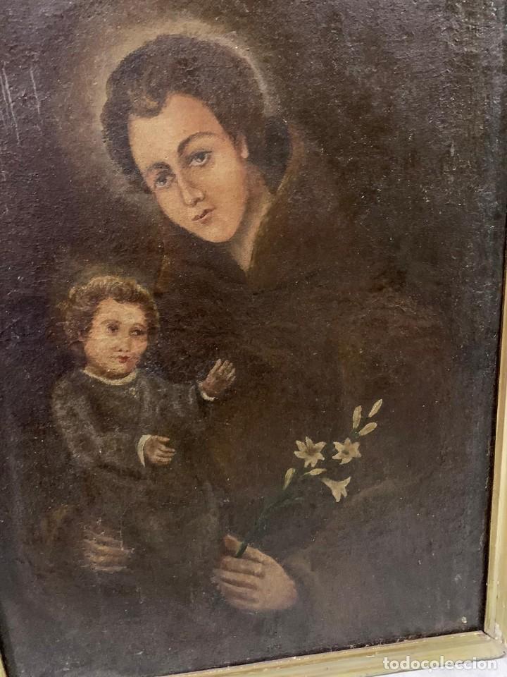 Gioielleria: CUADRO SAN ANTONIO PINTURA ANTIGUA