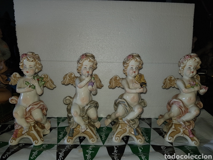 Gioielleria: ANGELES, &rdquo;Cuatro estaciones&rdquo; , obra maestra en perfecto estado porcelanas V P . Made in Spain