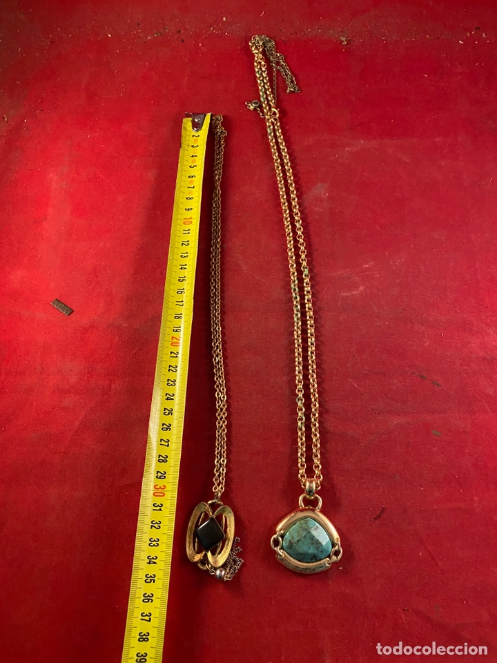 Joyeria: Pareja de collares con colgantes - Foto 2