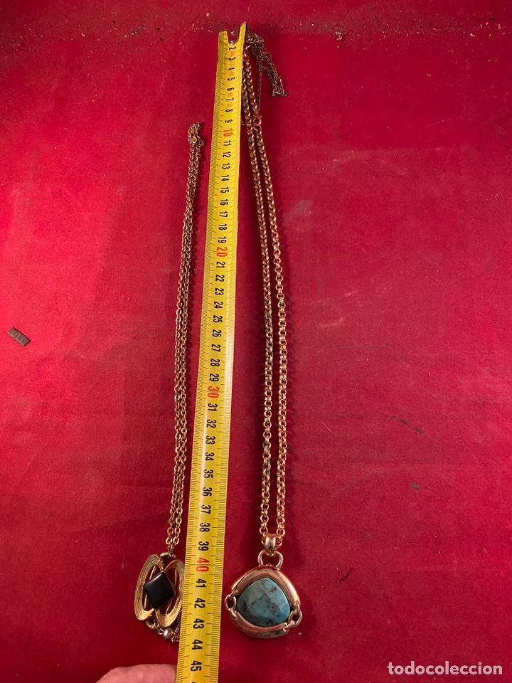 Joyeria: Pareja de collares con colgantes - Foto 3