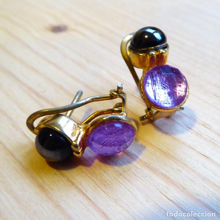 Joyeria: Pendientes ba&ntilde;o de oro - Foto 3