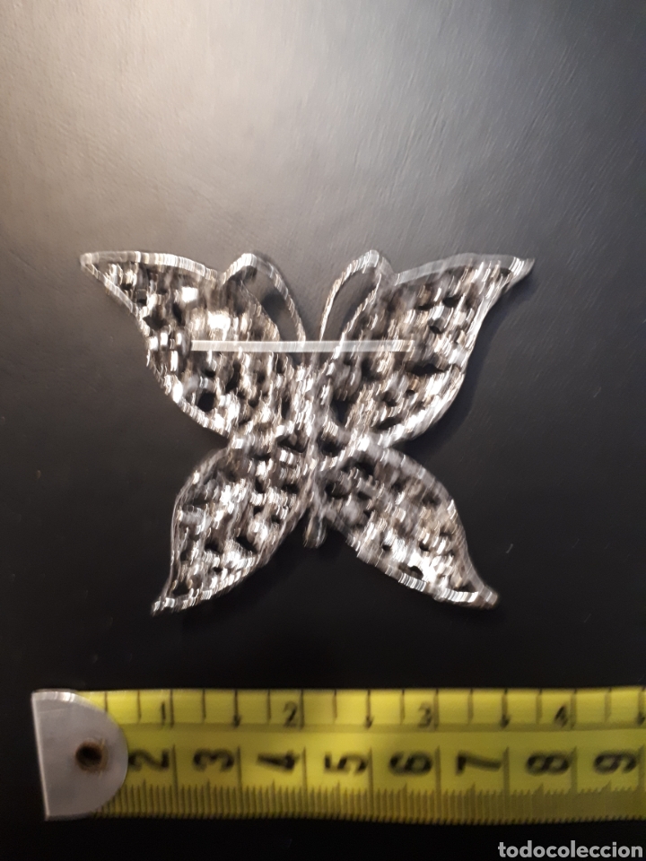 Joyeria: Broche mariposa brillantitos violeta - Foto 2