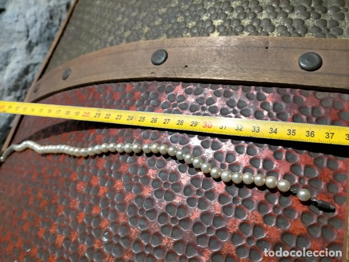 Joyeria: Antigua collar de perlas artificiales con cierre a&ntilde;os 50-60 - Foto 7
