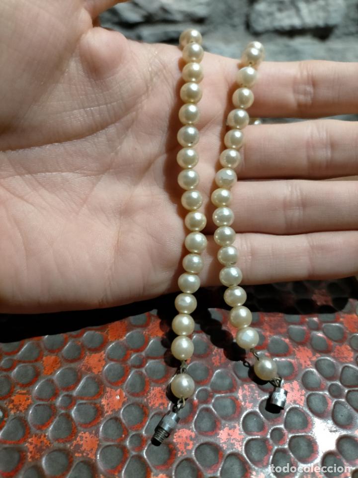 Joyeria: Antigua collar de perlas artificiales con cierre a&ntilde;os 50-60 - Foto 8