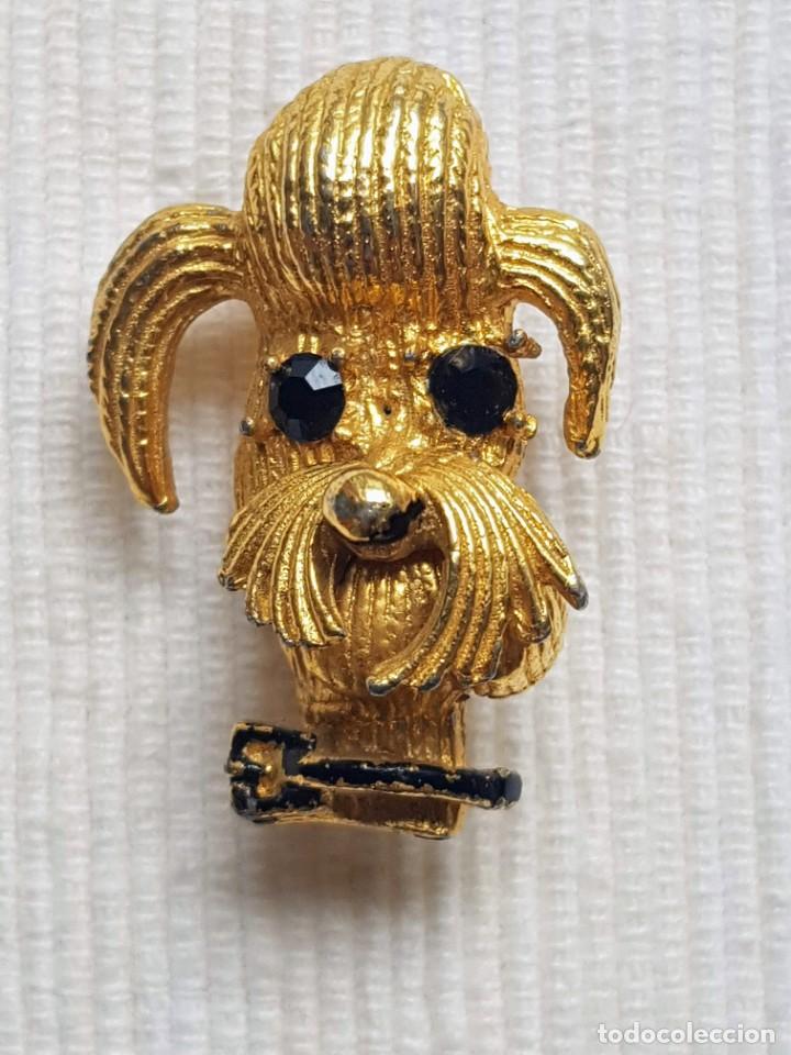 Joaillerie: BROCHE MET&Aacute;LICO DE PERRITO CON PIEDRAS