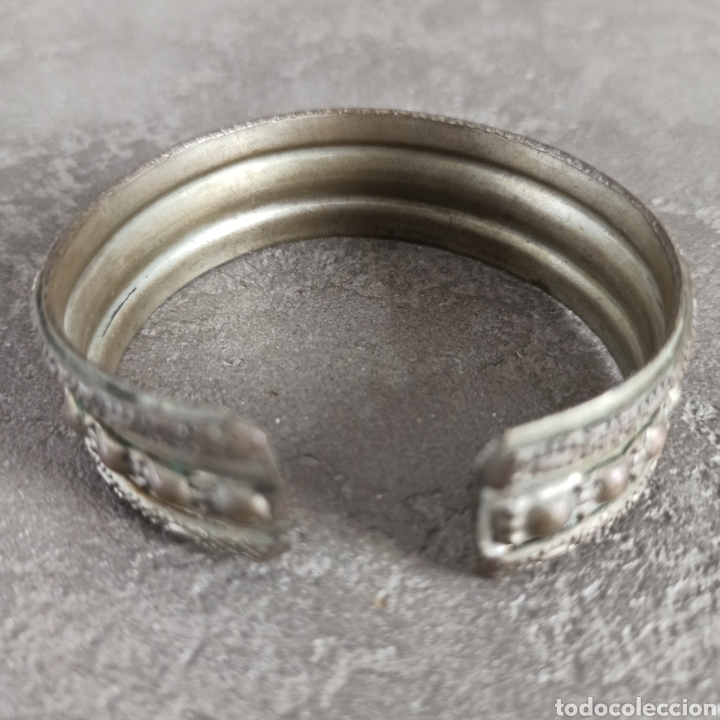 Joyeria: ANTIGUO BRAZALETE * PULSERA EN LATON - Foto 4