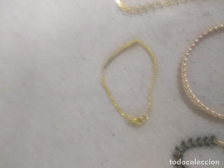 Joyeria: LOTE DE BISUTERIA DORADA m 200 - Foto 5