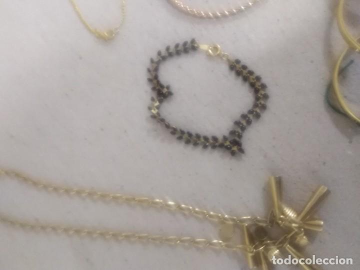 Joyeria: LOTE DE BISUTERIA DORADA m 200 - Foto 8