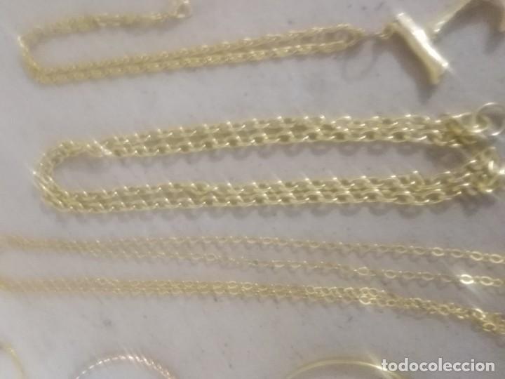 Joyeria: LOTE DE BISUTERIA DORADA m 200 - Foto 9