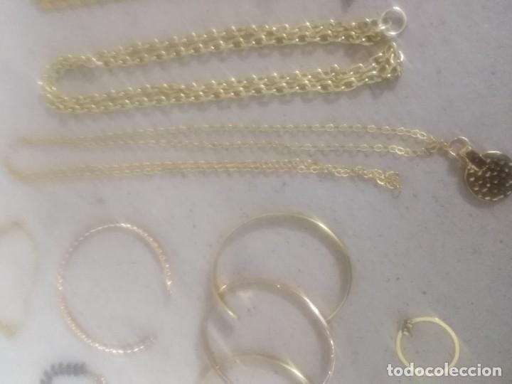 Joyeria: LOTE DE BISUTERIA DORADA m 200 - Foto 13