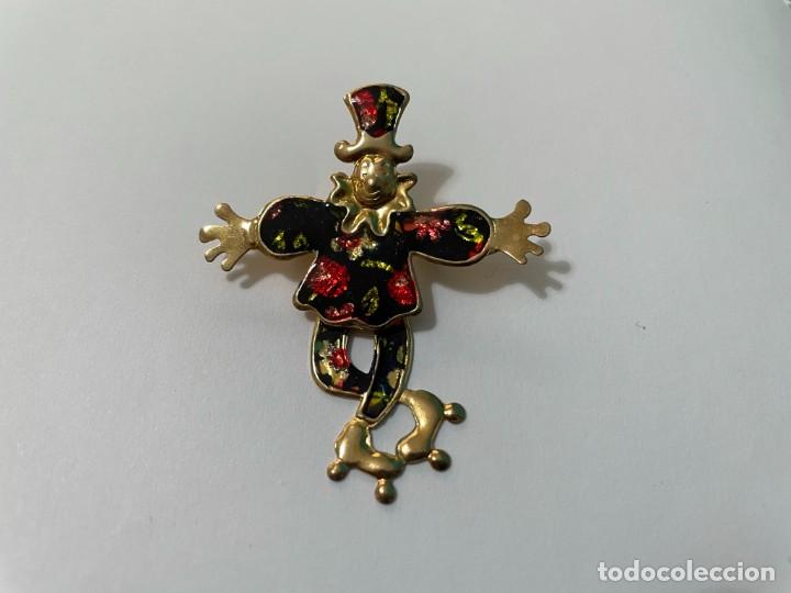 Joyeria: BROCHE AGUJA CLOWN PAYASO MEDIDAS 5,5 X 4,5 CM