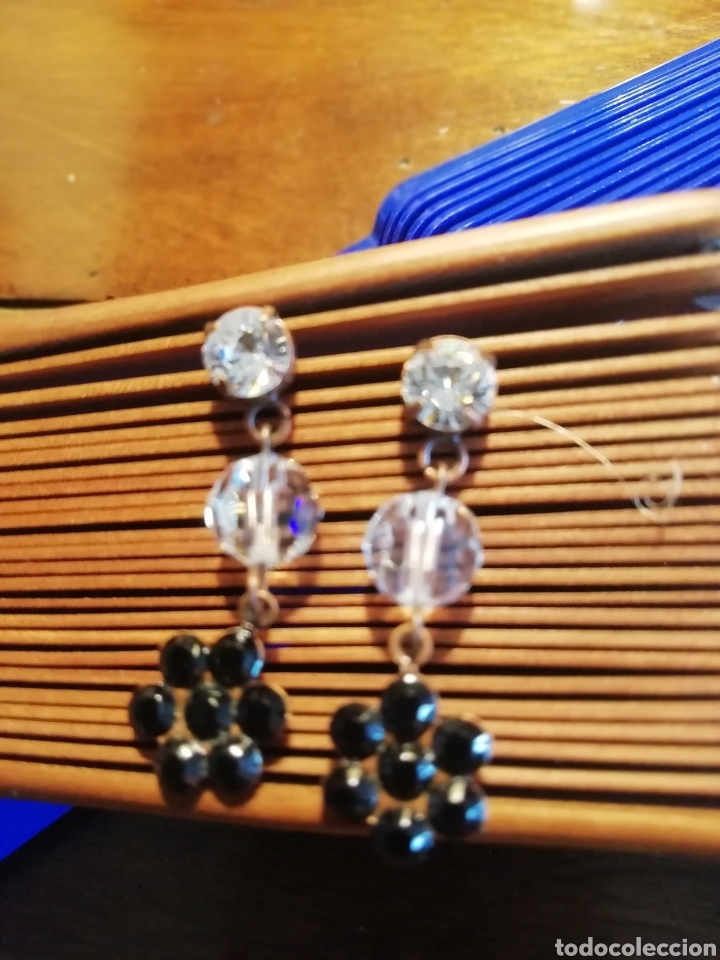 Joyeria: PENDIENTES CON CRISTAL Y STRASS. PRESION - Foto 4