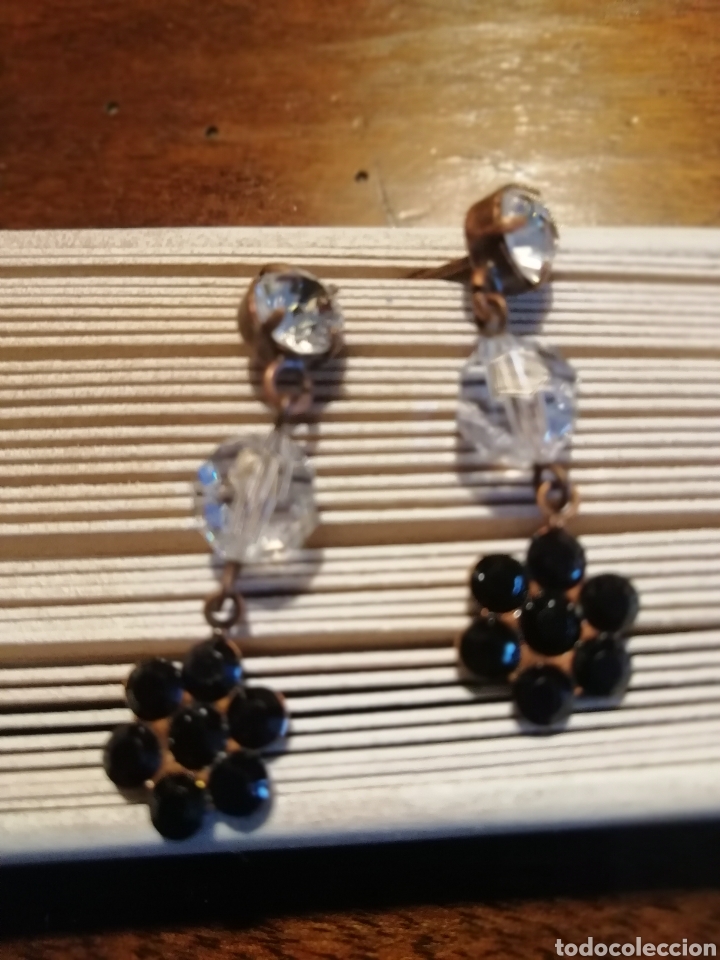 Joyeria: PENDIENTES CON CRISTAL Y STRASS. PRESION - Foto 3