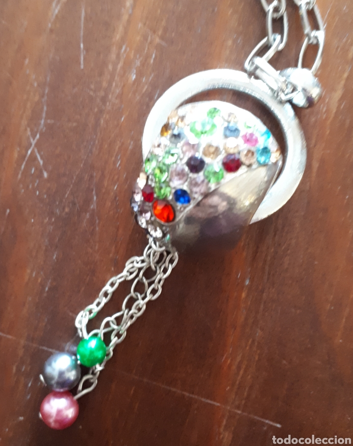 Gioielleria: Collar abalorio calado y con piedrecitas de Janil