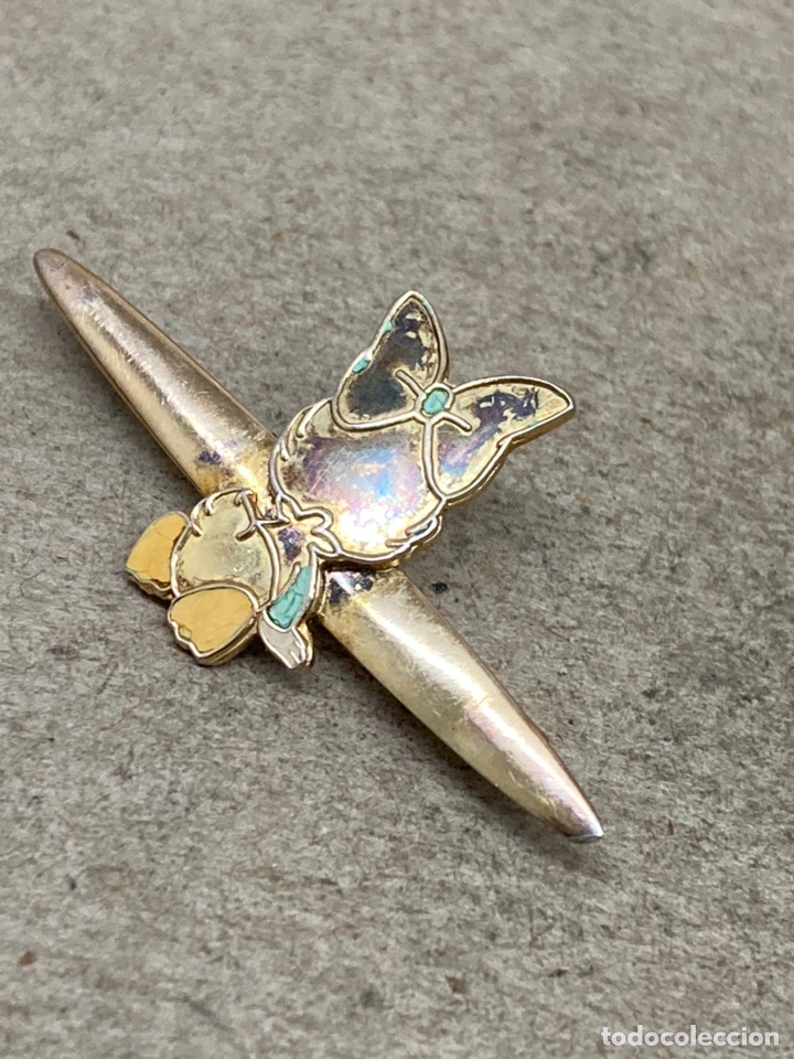 Joyeria: Broche de plata Disney chapada en oro/B59 - Foto 2