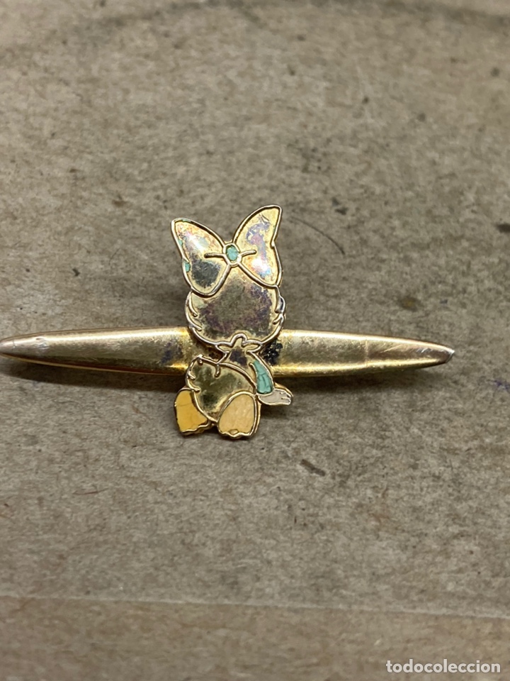 Joyeria: Broche de plata Disney chapada en oro/B59 - Foto 1
