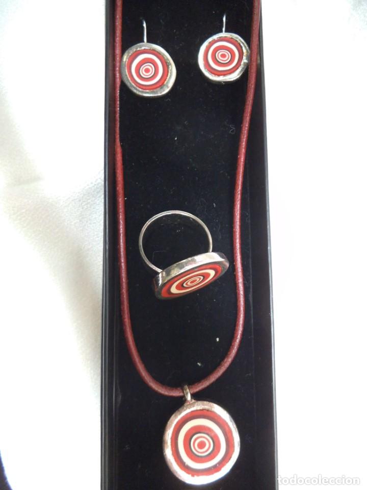 Joyeria: CUNJUNTO BISUTERIA ( PLATEADO-ESMATE-ROJO ) - Foto 1