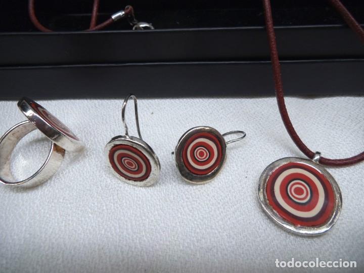 Joyeria: CUNJUNTO BISUTERIA ( PLATEADO-ESMATE-ROJO ) - Foto 2