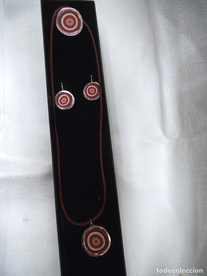 Joyeria: CUNJUNTO BISUTERIA ( PLATEADO-ESMATE-ROJO ) - Foto 8