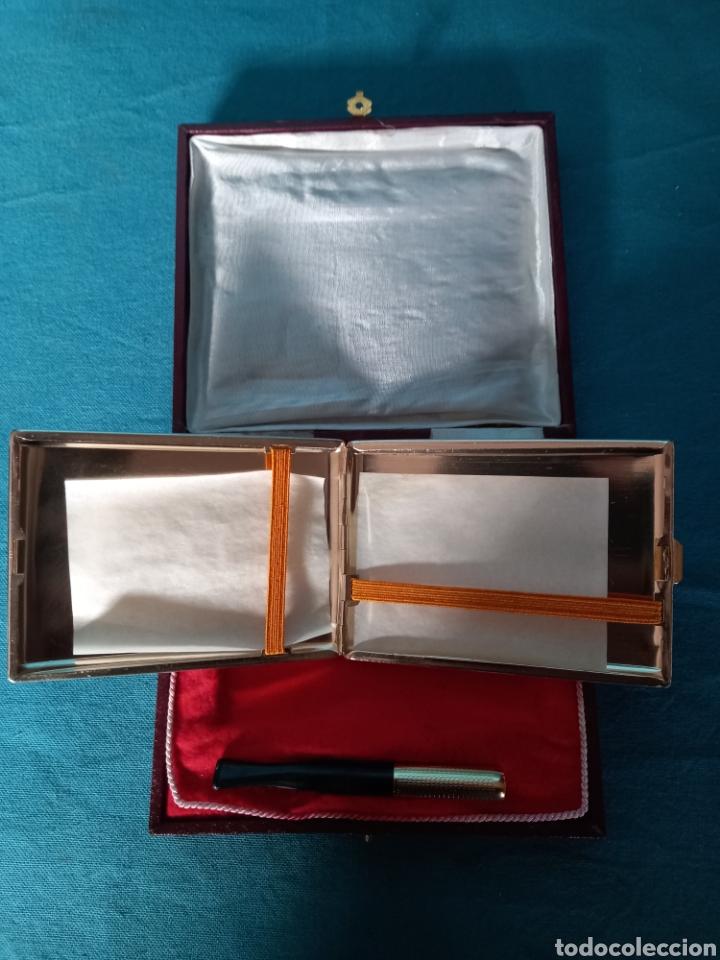 Joyeria: Conjunto de pitillera y pipa para cigarrillos. - Foto 3