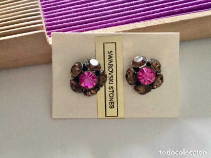Joyeria: PENDIENTES CON ROSET&Oacute;N DE CRISTAL AUSTRIACO. CIERRE DE PRESI&Oacute;N - Foto 5