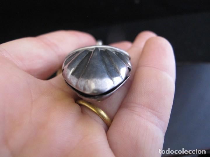 Joyeria: Antiguo sonajero de plata y hueso - Foto 7