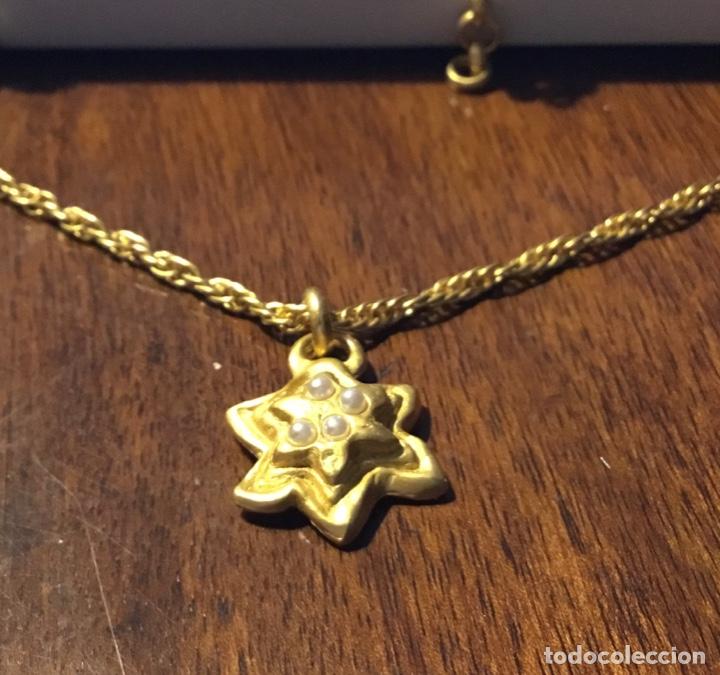 Joyeria: GARGANTILLA ORO MATE . ESTRELLA CON PERLAS - Foto 1