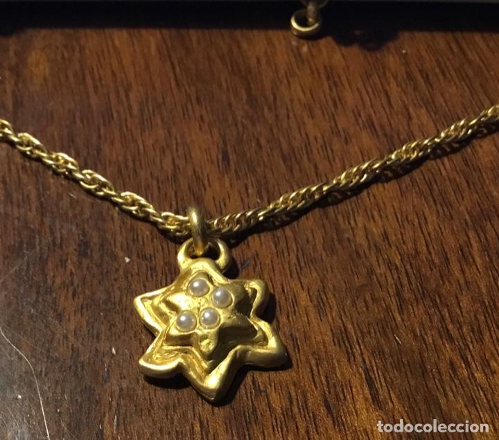 Joyeria: GARGANTILLA ORO MATE . ESTRELLA CON PERLAS - Foto 5