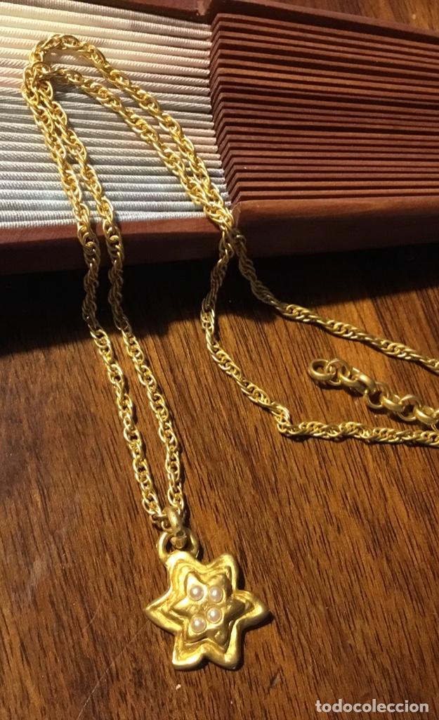 Joyeria: GARGANTILLA ORO MATE . ESTRELLA CON PERLAS - Foto 4