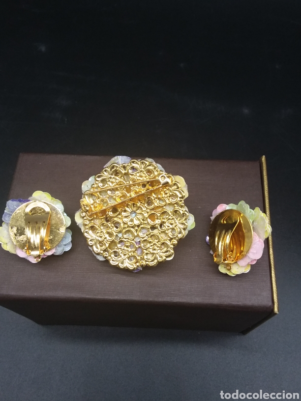 Joyeria: Broche y pendientes. - Foto 2