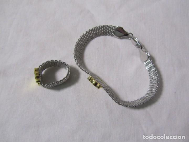 Joyeria: Juego de pulsera y anillo imitaci&oacute;n Tous - Foto 3